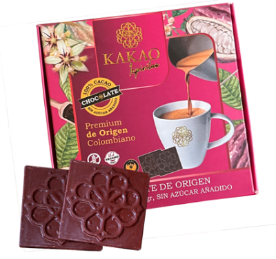 Kakao 1zpiritua Chocolate de mesa 20 tabletas de 10 g c/u